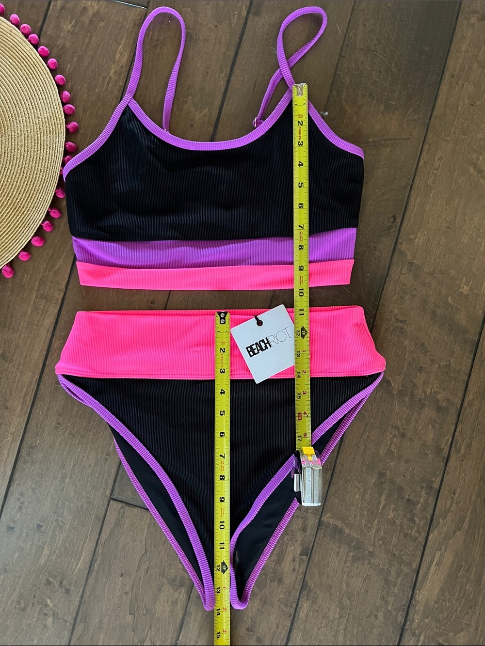 NWT Beach Riot Eva-Emmy Bikini, L Top, XL Bottom - Picture 10 of 12
